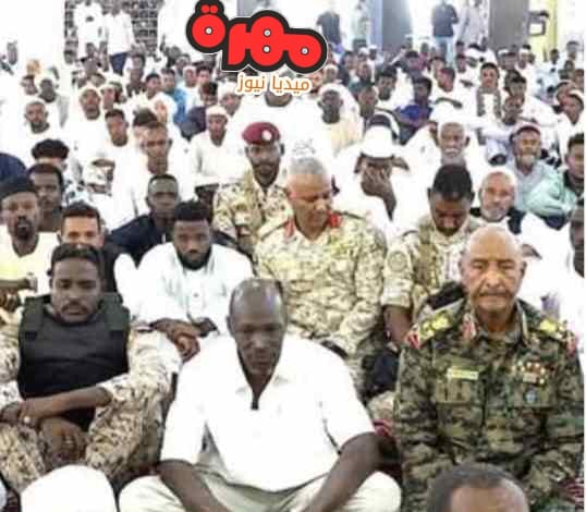البرهان – صلاة العيد – المسجد العتيق- بورتسودان